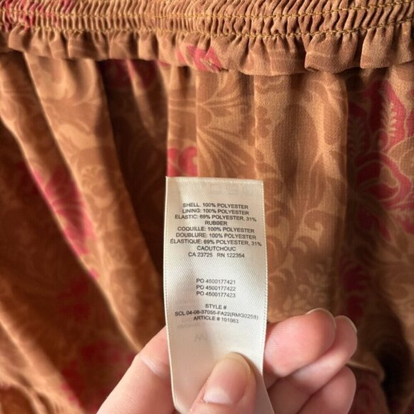 Aritzia Wilfred Tempest Dress in Brown Maplewood Chestnut Size Small - Picture 7 of 7